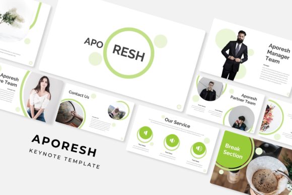 Aporesh Keynote Template: A Deep Dive into Its 150+ Slide Design System