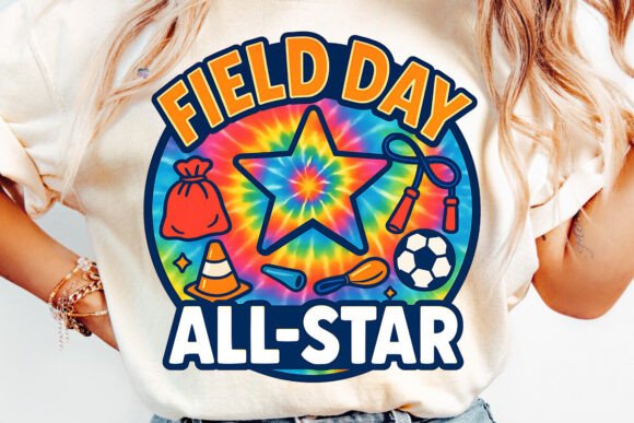 Celebrate School Spirit with Field Day All Star PNG Graphics