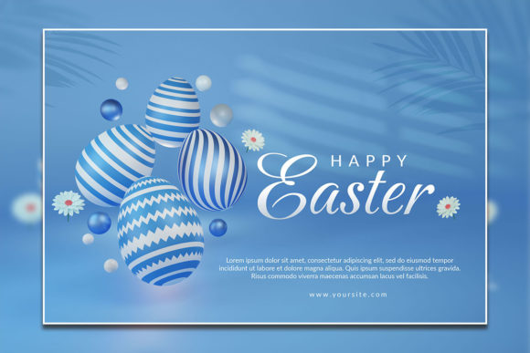 Creative Style Easter Flyer Template for Stunning Invitations