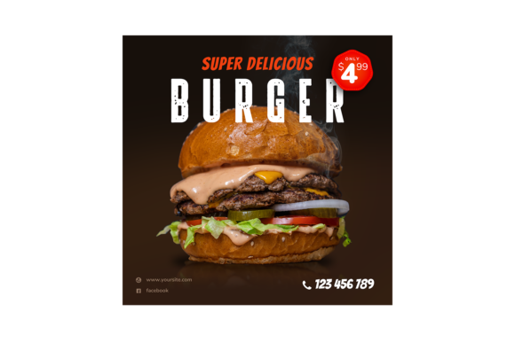 Grab Attention: Crafting the Perfect Burger Instagram Banner