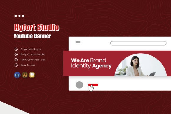 Hyfort Studio - Youtube Banner: Professional Channel Design