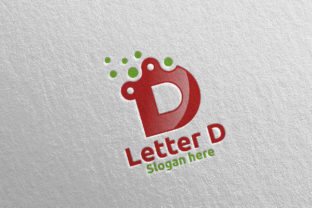 Modernize Your Brand with the Digital Letter D Logo Design 4