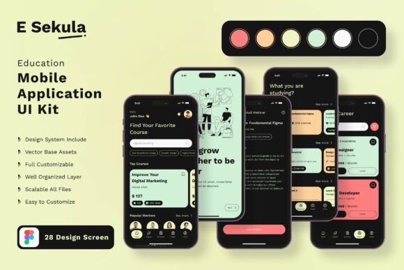 Streamline Your EdTech Startup with This Comprehensive UI Kit